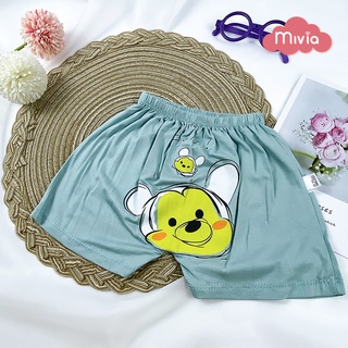Quần đùi mông thú cho bé trai, bé gái chất thun lạnh