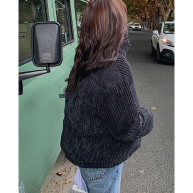 Áo phao nhung tăm phong cách Hàn Quốc siêu ấm 2021, Áo khoác nữ | BigBuy360 - bigbuy360.vn