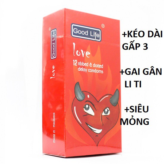 Bao Cao Su Kéo Dài XT , Gai Gân Li Ti Hàng Chuẩn Đức  - Good Life Love