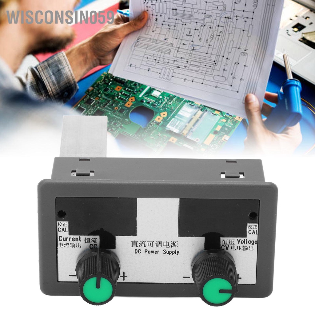 Nguồn điện DC với chỉ báo Điện áp không đổi và Mô-đun cung cấp có thể điều chỉnh dòng【Wisconsin059】