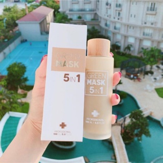 Mặt nạ tẩy da chết genie green mask 5 in 1