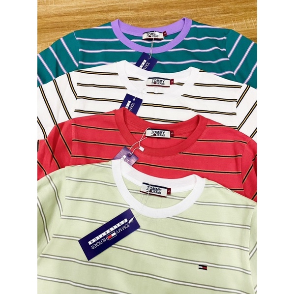 ÁO THUN SỌC TAY NGẮN