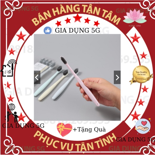 Combo 4 bàn chải đánh răng than tre cao cấp