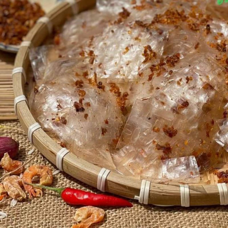 BÁNH TRÁNG VUÔNG TRỘN TỎI SATÊ SIÊU CAY