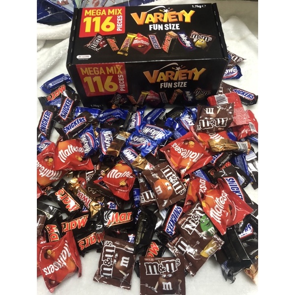 kẹo socola mix các vị Úc 100gr -tách lẻ túi zip