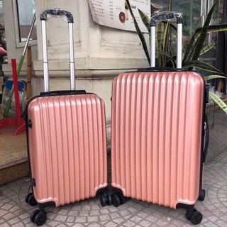 Combo vali nhựa mã sọc