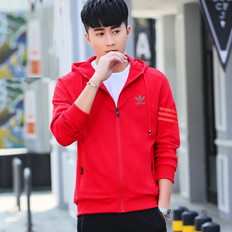 Men's Sweaters Adidas Clover Sweaters Hooded Reflective Logo Sweater Men Wool Coat | BigBuy360 - bigbuy360.vn