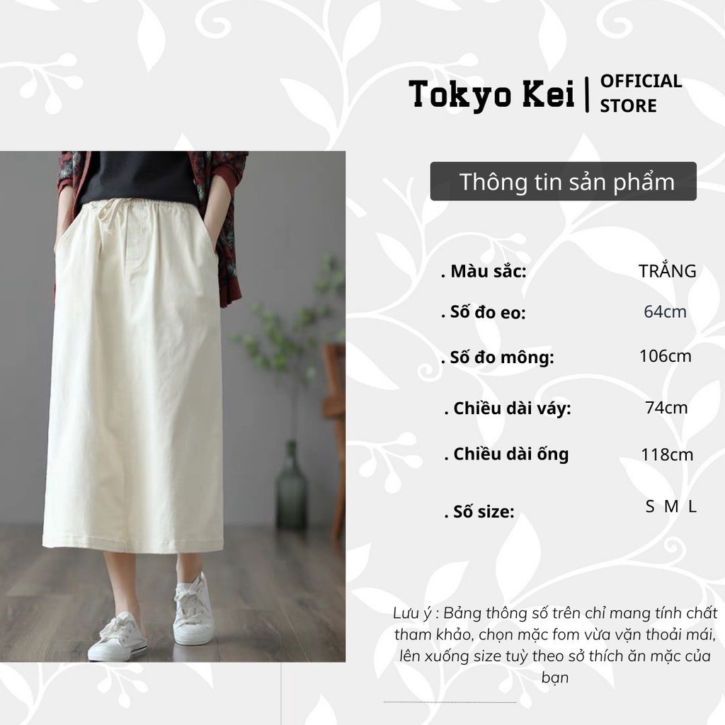 Chân Váy Kaki TVH10 Dáng A Kiểu Dáng Basic