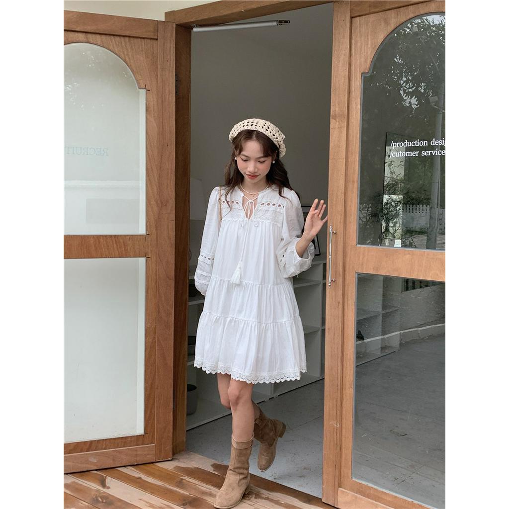 Đầm Đi Biển Dáng Rộng Cột Dây Thời Trang 63857