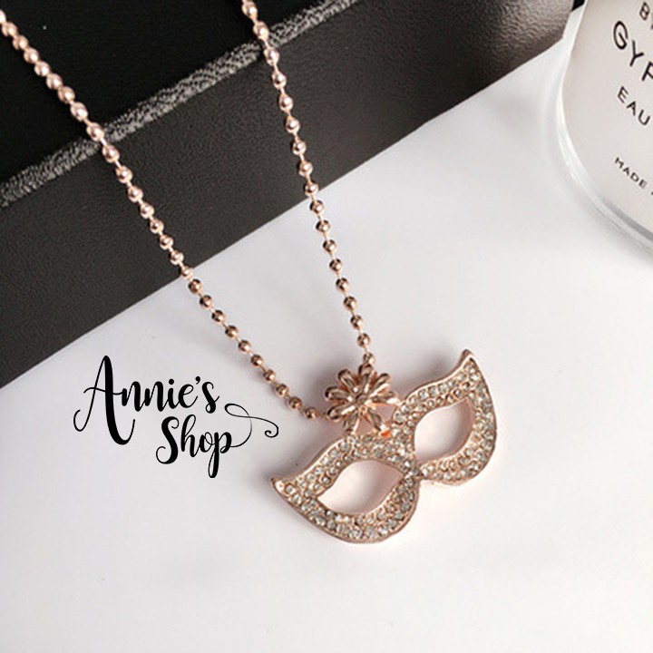 DH0810 Dây chuyền dài tiểu thư sang trọng phong cách Hàn Maskly Korea