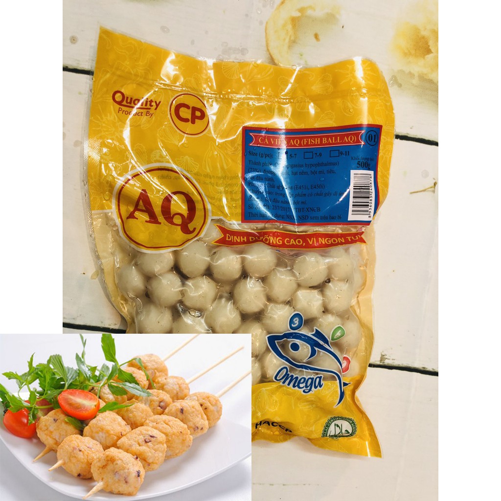 Cá Viên AQ day giòn, thả lẩu rất ngon (500g) 60-80 viên | BigBuy360 - bigbuy360.vn