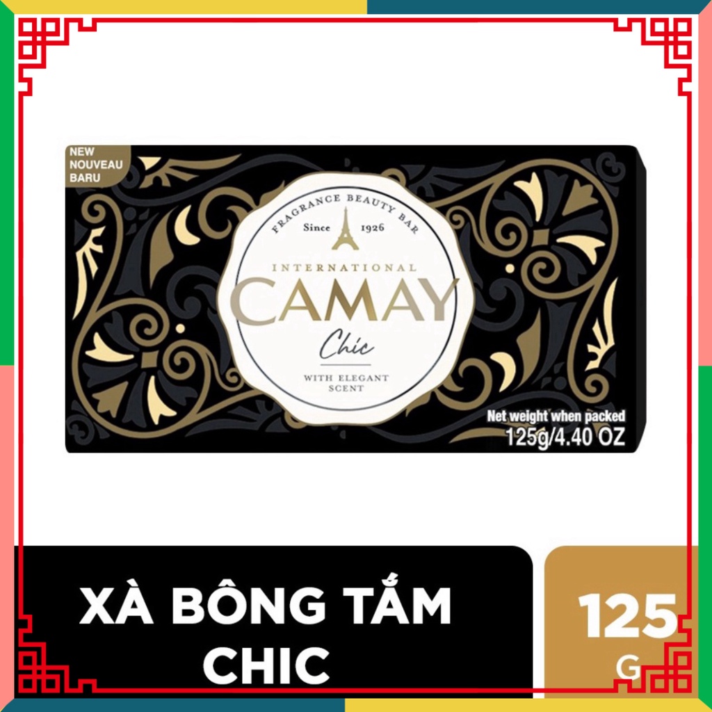 Xà phòng thơm Camay 125g đen, đỏ, trắng ( Đại lý Ngọc Toản)