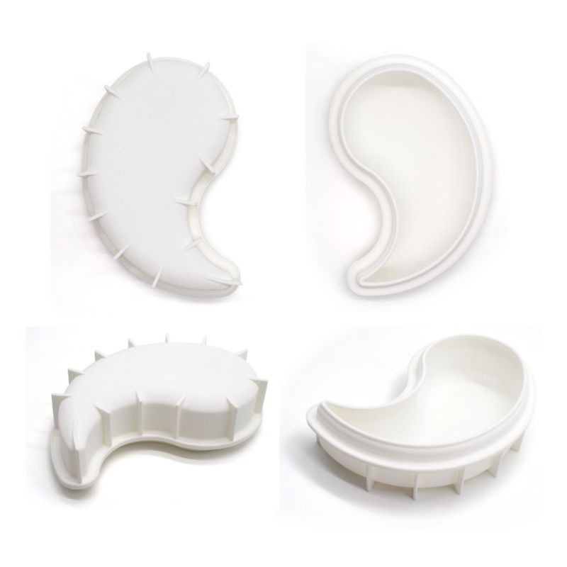 Khuôn Silicon Làm Bánh Hình Âm Dương 3d