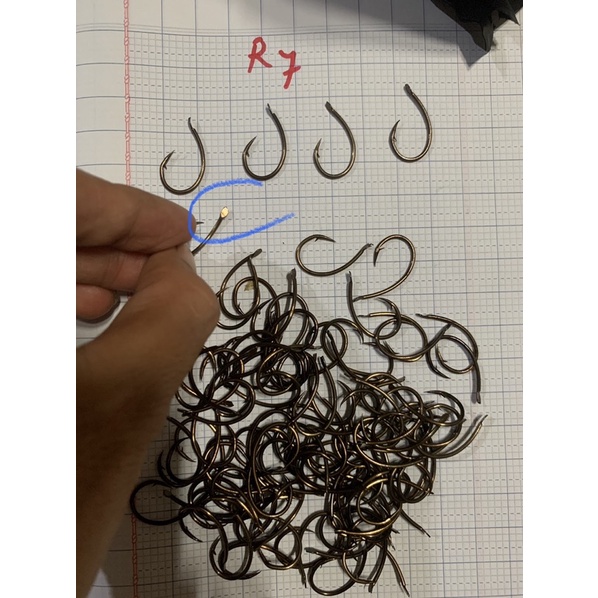 Lưỡi câu cấm R7 thép 2 bịch