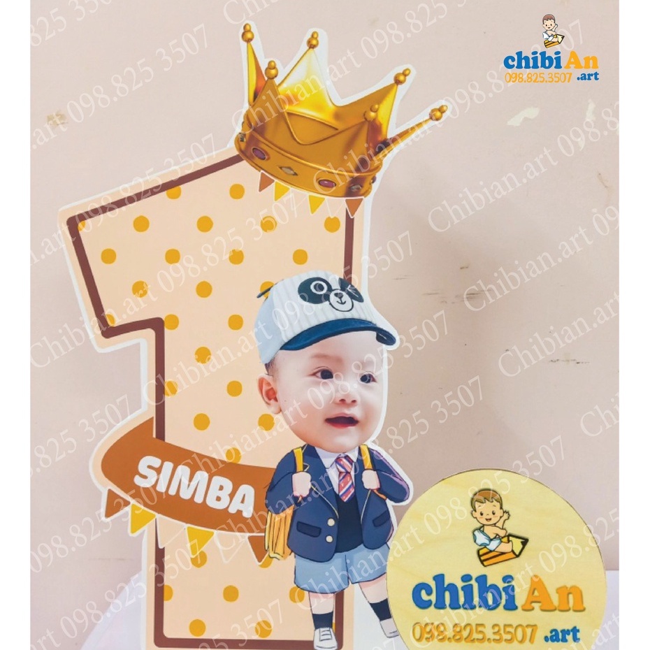 Số tuổi chèn hình bé cao 15-40cm