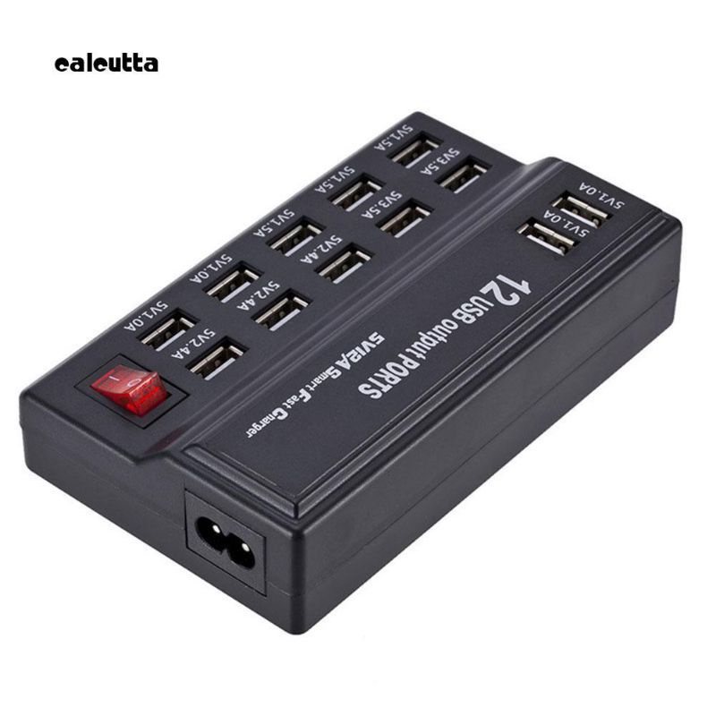 Bộ sạc 12 cổng USB siêu tiện dụng