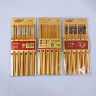 Hộp đũa tre cao cấp xuất khẩu ,hộp 10 đôi đũa - Hàng cao cấp
