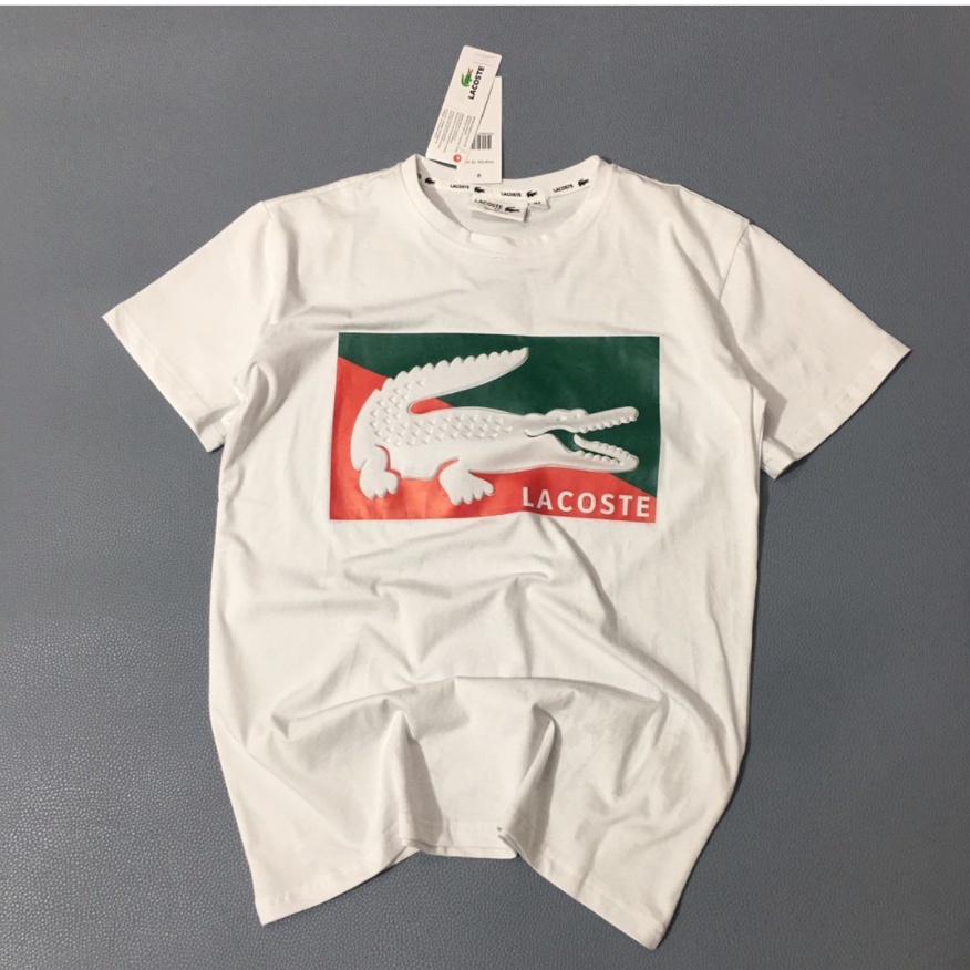 Áo Thun cotton Cổ Tròn Ngắn Tay Thoáng Khí Thời Trang Unisex