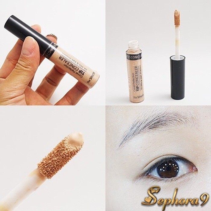 Kem che khuyết điểm The Saem Cover Perfection Tip Concealer Spf28 PA++ lâu trôi