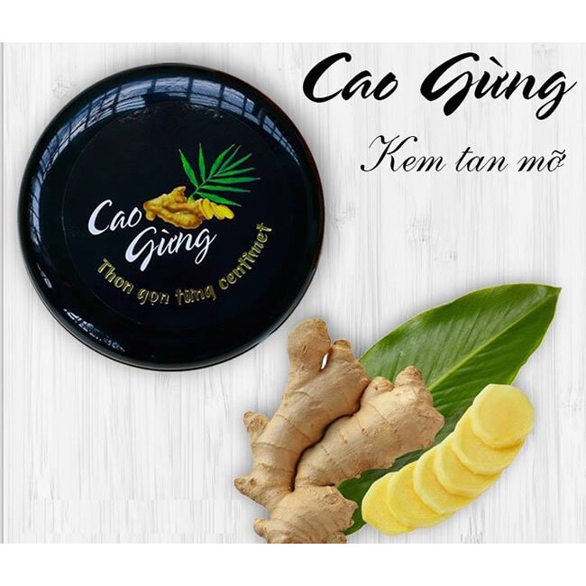 Cao Gừng Tan Mỡ Bụng Chính hãng Thiên Nhiên Việt 200g