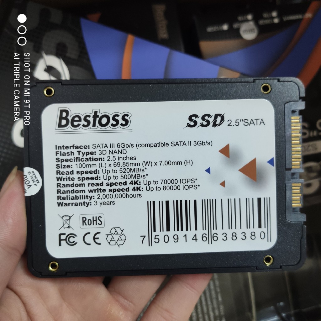 Ổ cứng SSD 256GB BesToss - Sản phẩm chính hãng