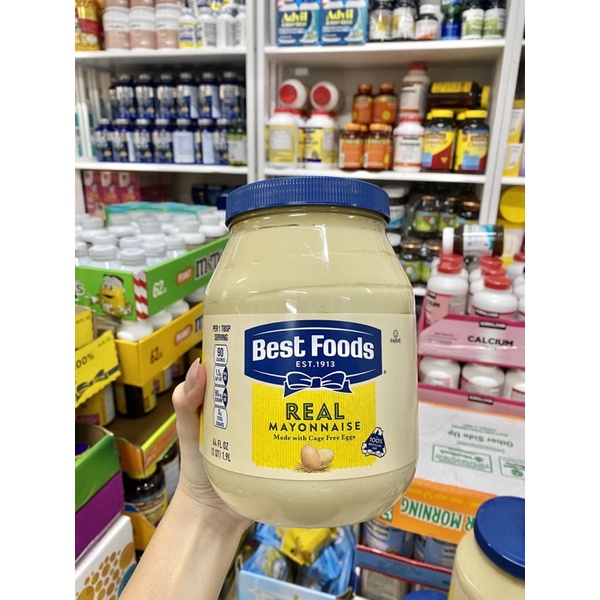 MAYONNAISE BEST FOOD Mỹ 1.9l TRỨ DANH, NHÃN HIỆU SỐ 1 ĐƯỢC CÁC BÀ NỘI TRỢ MỸ TIN DÙNG 😋