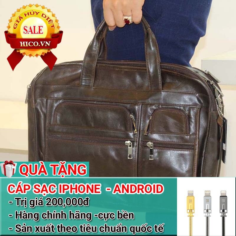 [BÙNG NỔ DEAL] CẶP DA NAM CÔNG SỞ T022 -  SANG TRỌNG VÀ ĐẲNG CẤP - DA BÒ XỊN 100% - TẶNG CÁP SẠC ĐIỆN THOẠI