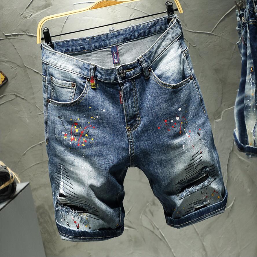 Men Denim shorts Short Jeans Quần Jean quần nam quần short nam quần jean ngắn quần jean nam MensShorts Denim Short Pant