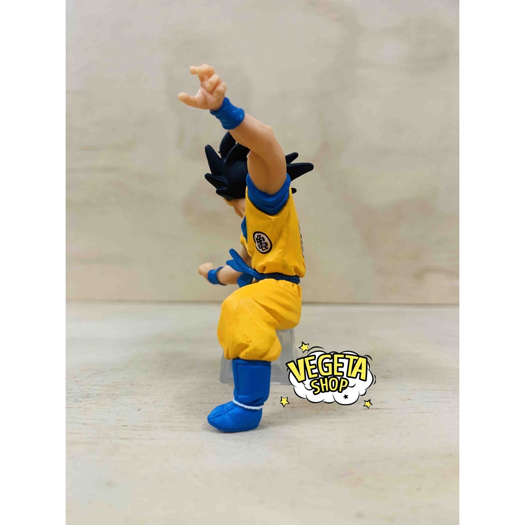Mô hình Dragon Ball - Gongoku Goku thủ thế - HG Gashapon - Chính hãng Bandai - Cao 7cm