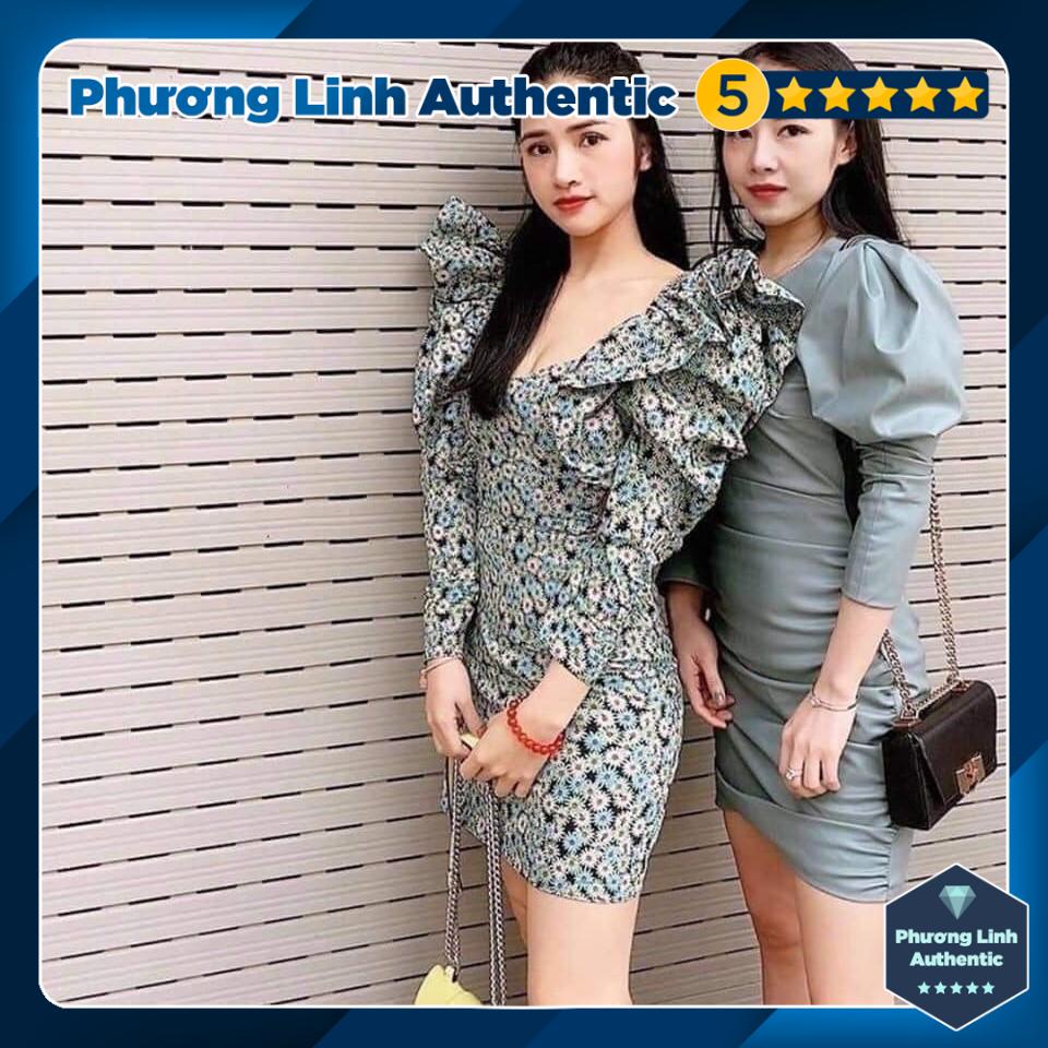 Váy dáng ngắn hoa cúc xanh Zara Auth new tag có sẵn 8342/109 8342109