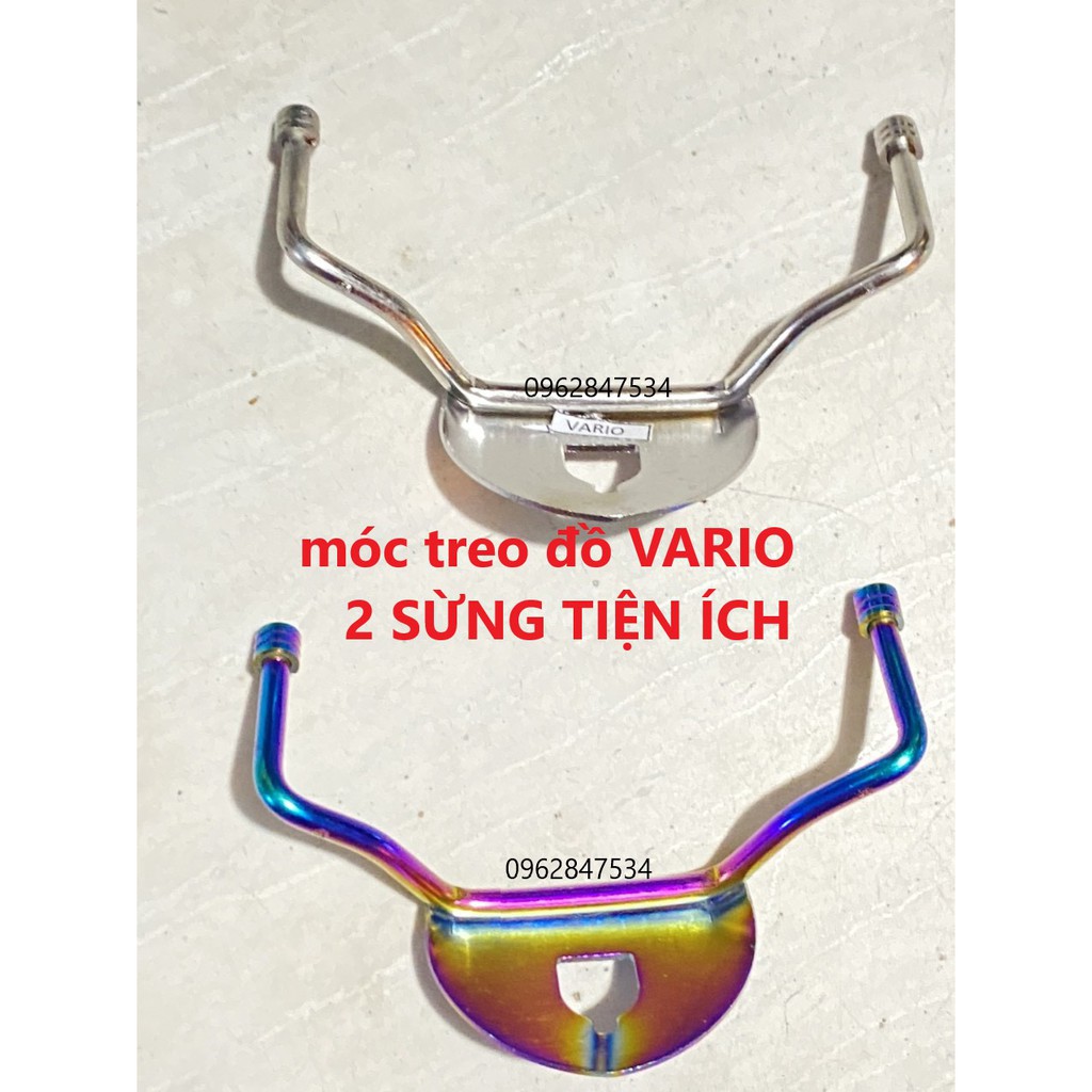 Móc treo đồ Vario 2018-2020 mẩu 2 sừng tiện ích - dochoixemay
