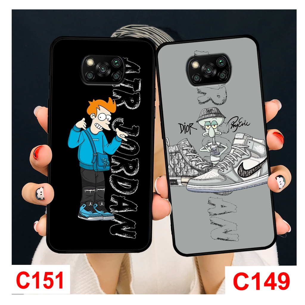 Ốp Xiaomi Poco X3 - X3 Pro in hình airjordan cute ngộ nghĩnh. ốp lưng Xiaomi Poco X3 - X3 Xro chất lượng.