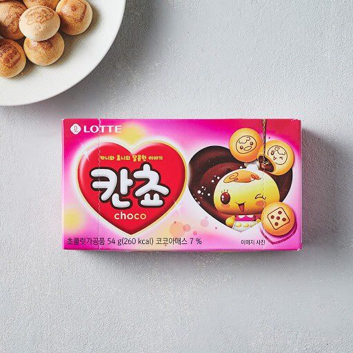 Bánh Nhân Socola LOTTE 칸쵸 54g - HÀNG HÀN QUỐC NHẬP KHẨU CHÍNH HÃNG