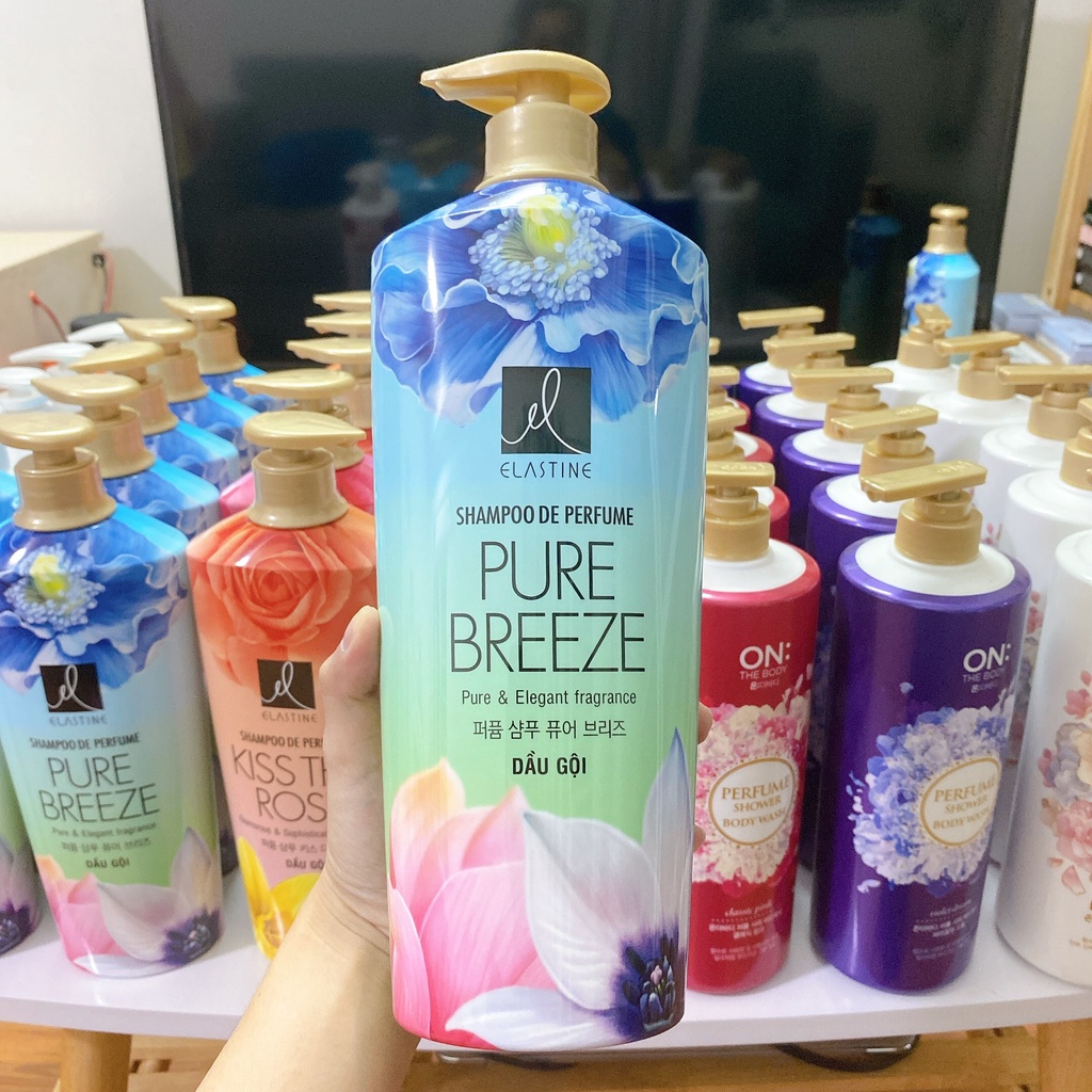 Dầu gội Elastine hương nước hoa 1000ml Hàn Quốc hương Pure Breeze