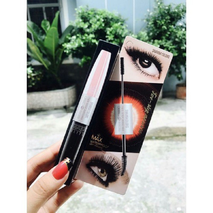 Mascara 2 đầu làm cong và dày mi Sivanna Colors 6X