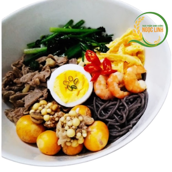 Đặc sản bún khô Bún gạo lứt đen hữu cơ dinh dưỡng Hoàng Minh gói 500gr giảm cân eatclean healthy thực dưỡng | BigBuy360 - bigbuy360.vn