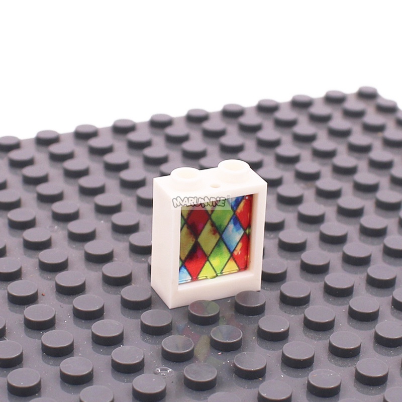 Đồ chơi giáo dục lắp ráp   logo moc 1 kính 2x2 7 màu a6