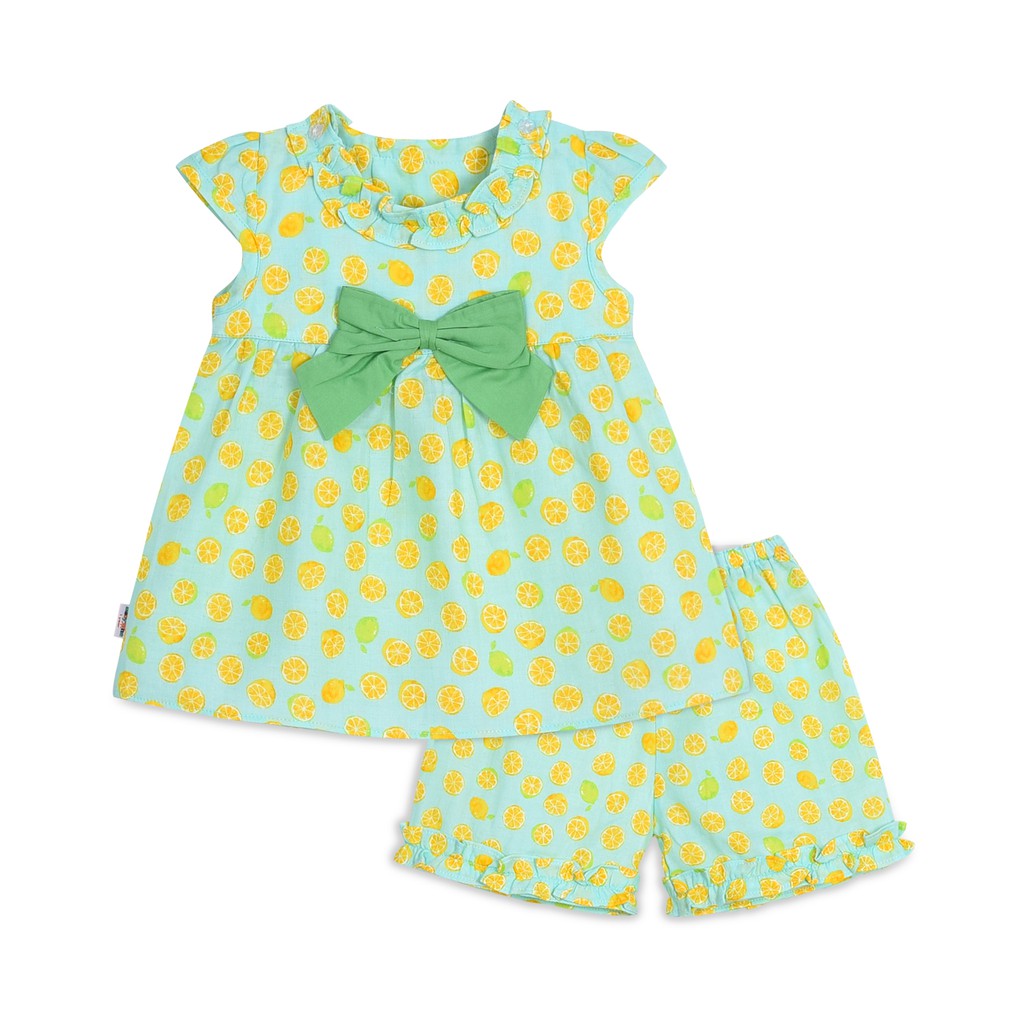 Bộ ngắn bé gái vải nhật 1159- BabyOne