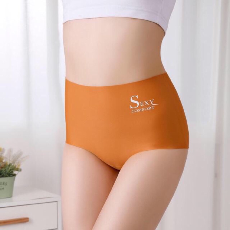 Quần Lót Nữ  FREESHIP 50K  Quần Lót Su Nữ Lụa Cạp Cao Gen Bụng Tàng Hình Không Gây Hằn Da Cao Cấp SEXY Girl
