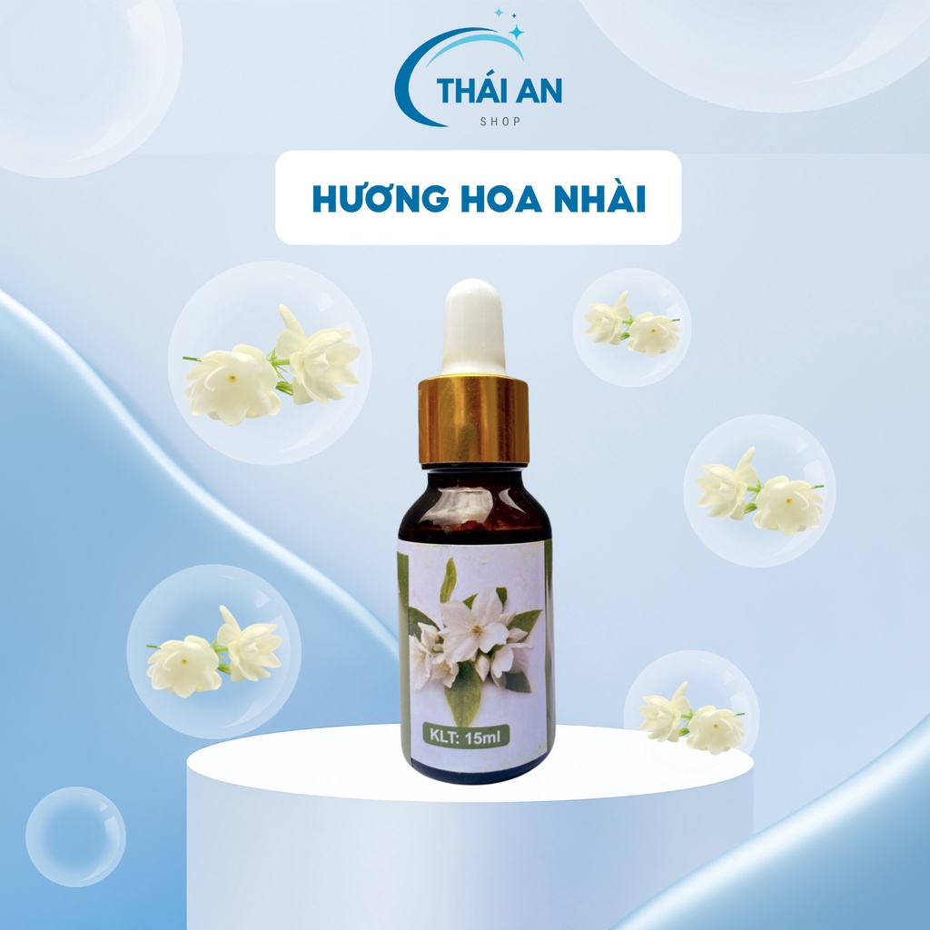 Tinh Dầu Hoa Nhài Nguyên Chất Thiên Nhiên 100% Lọ 10ml Tinh Dầu Hoa Nhài Thơm Phòng Nguyên Chất Giúp Đuổi Muỗi Khử Mùi