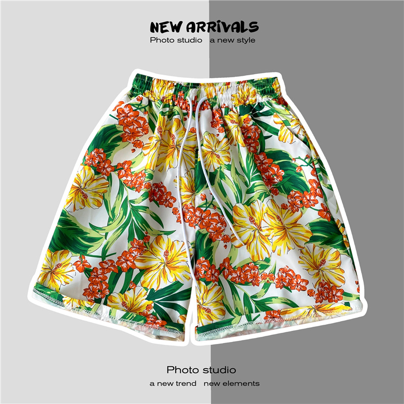 Quần Short Nam Đi Biển Phong Cách Hawaii