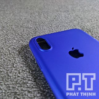 Ốp Lưng Trơn Cao Cấp Cho iPhone X | 5.8-inch | Màu: Xanh Dương