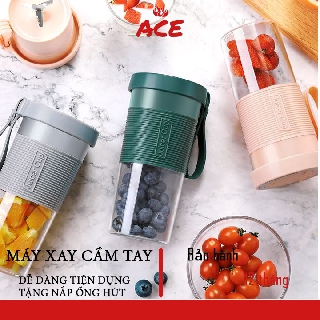 Máy xay sinh tố cầm tay sạc pin loại 6 lưỡi dao cao cấp