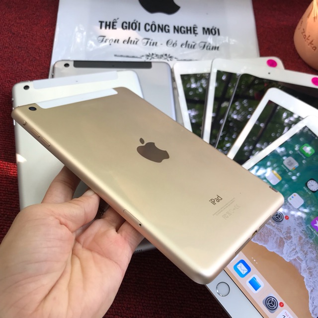 Máy Tính Bảng iPad Mini 3 Rentina 16/32/64Gb (4G + Wifi) Chính Hãng Zin đẹp 99%