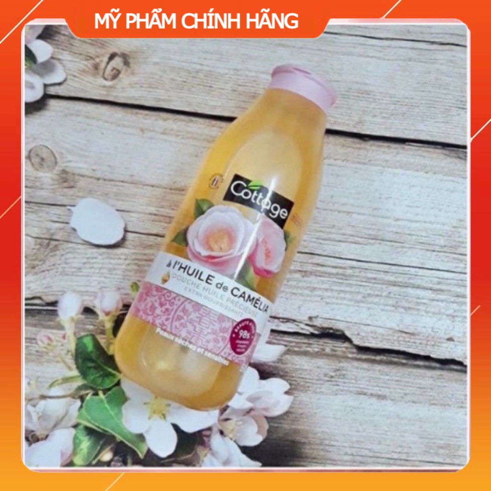 [HÀNG PHÁP] Sữa tắm dưỡng thể, trắng mịn da COTTAGE 560ML