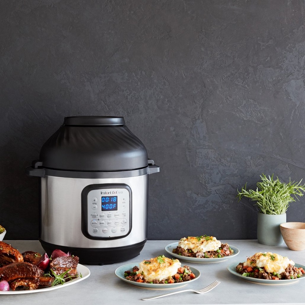 Nồi áp suất có chiên không dầu đa năng Instant Pot® Duo Crisp™ 11-in-1, 8L, Bảo hành chính hãng