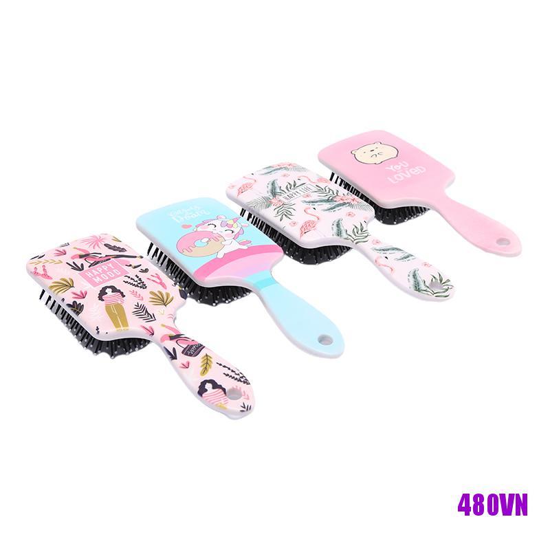 Lược Chải Tóc Massage Da Đầu Chống Tĩnh Điện Thiết Kế Hình Động Vật Dễ Thương