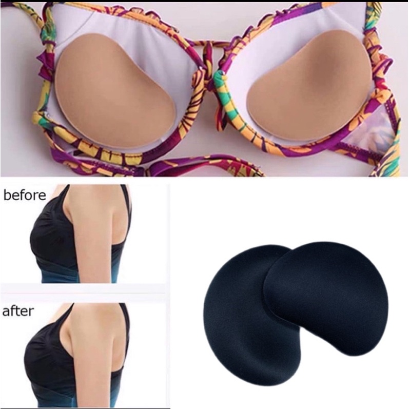 Mút độn hình xoài 2 miếng  nhét đồ bơi, bikini  MJ01