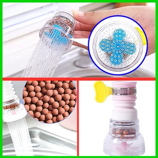 Vòi nhà bếp Vòi tắm vòi sen chống tia nước Phòng tắm vòi sen có thể điều chỉnh 360 độ Van lọc nước Bộ mở rộng vòi Phụ kiện phần cứng【bluesky1990】