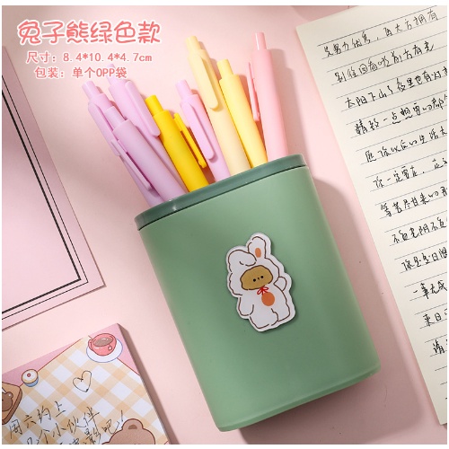 Ống đựng bút để bàn in hình hoạt hình cute  Clovershop68